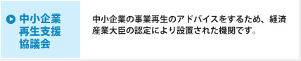 中小企業再生支援協議会